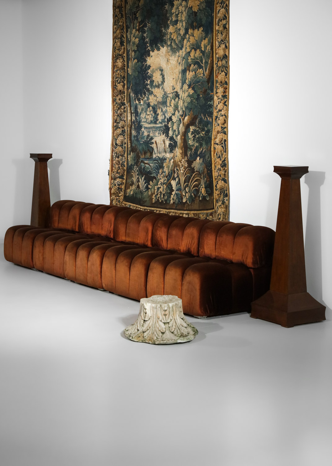 Grande Tapisserie d'aubusson XVIIeme forêt - H067