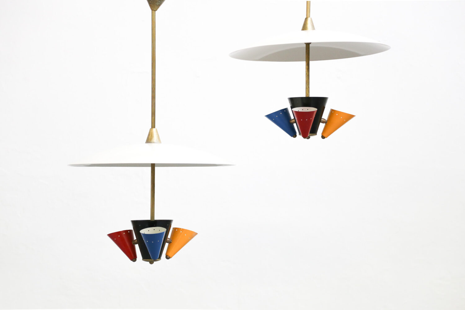Suspension italienne style Gino Sarfatti "Moderna" - ML118