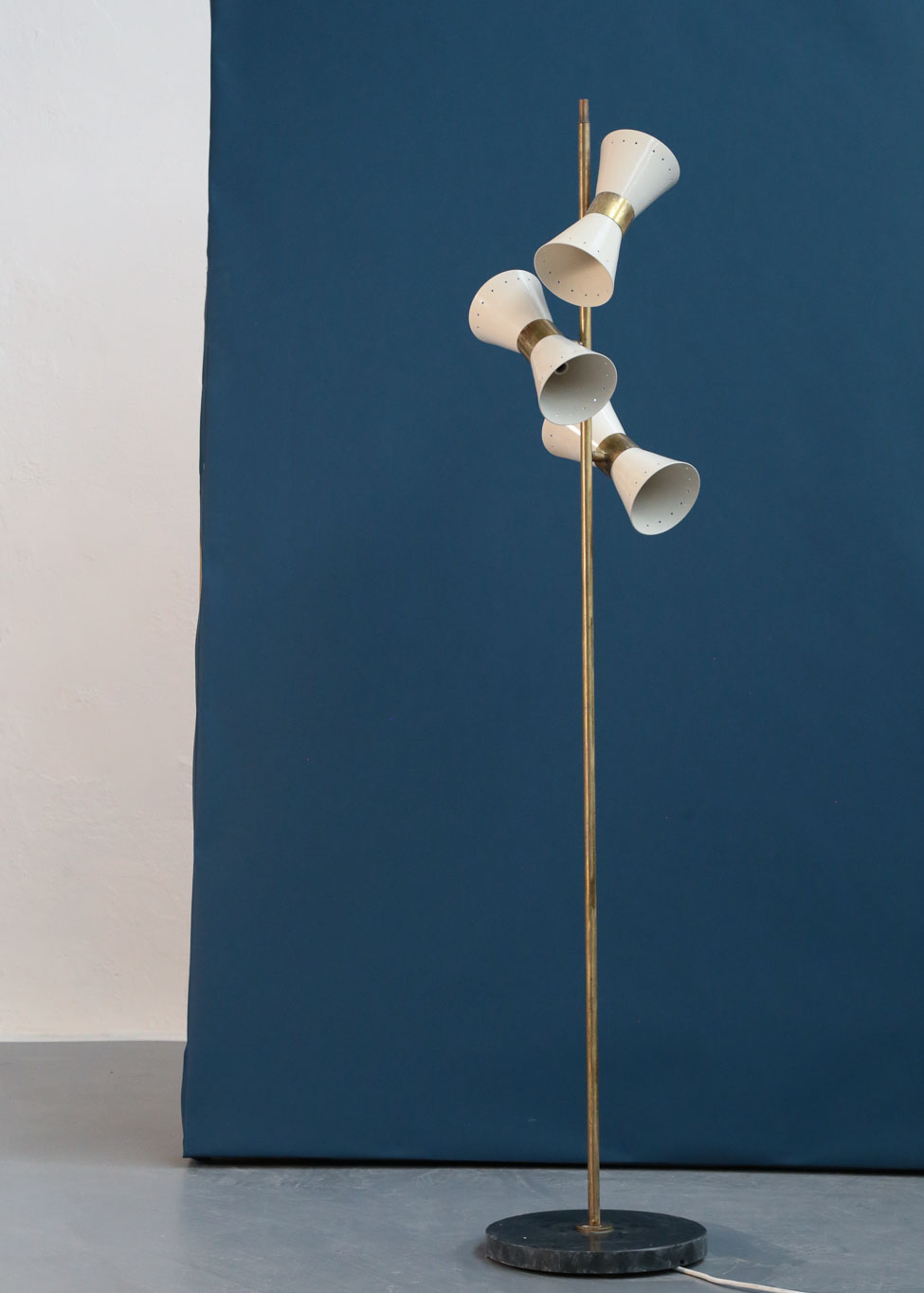 Italian Modern brass floor lamp 3 spots "Chiara" - ML111 - Image 5