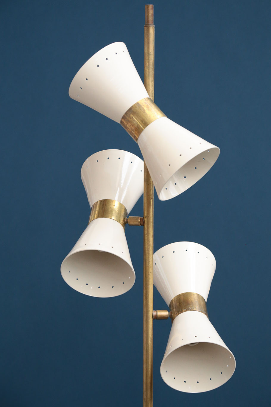 Italian Modern brass floor lamp 3 spots "Chiara" - ML111 - Image 2