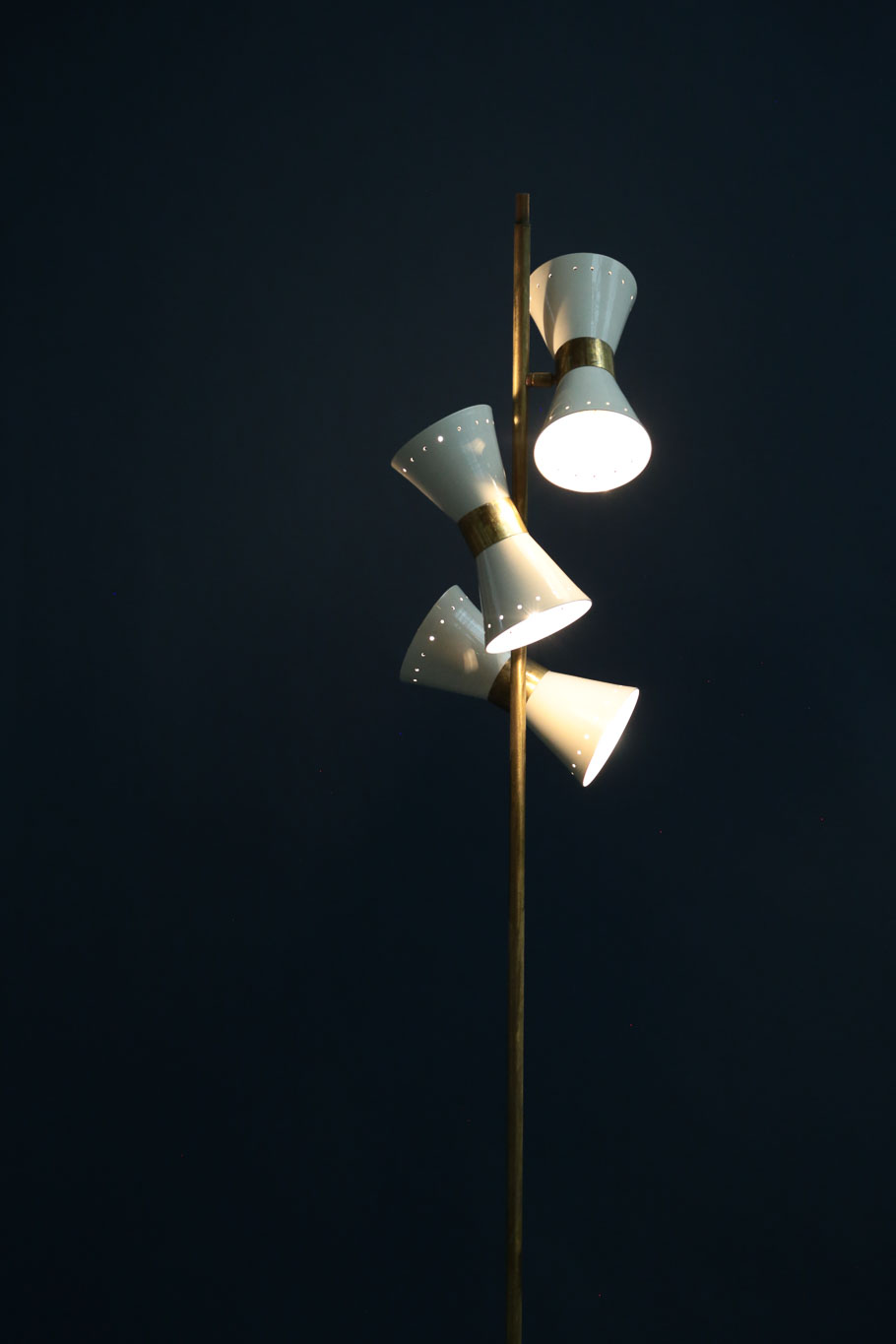 Italian Modern brass floor lamp 3 spots "Chiara" - ML111 - Image 3