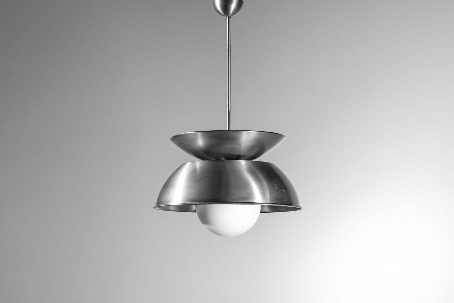 Lustre suspension vico magistretti années 70 italien H368