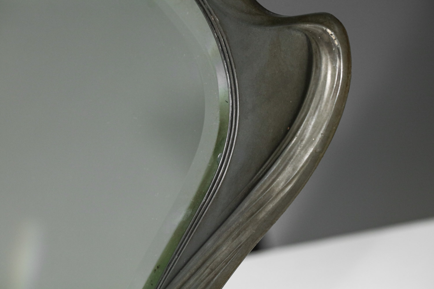 Miroir art nouveau Orivit Jugendstil 1920 Metallwarenfabrik Germany - G883