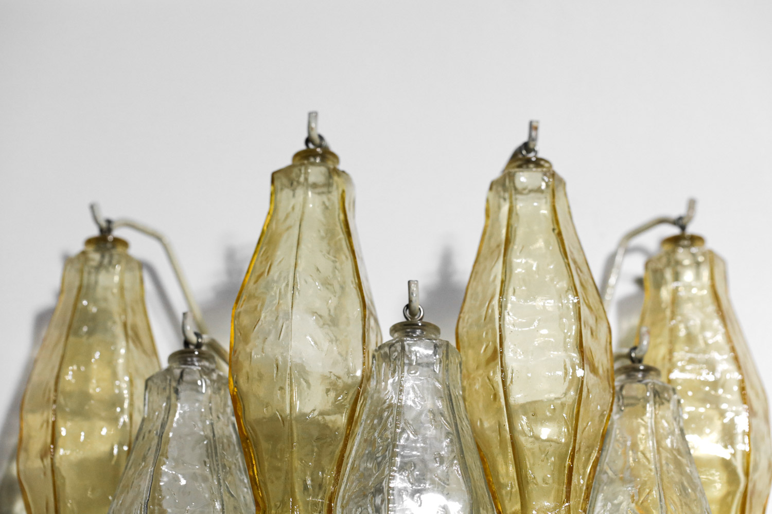Paire d'appliques italiennes Carlo Scarpa murano venini années 60 - G306