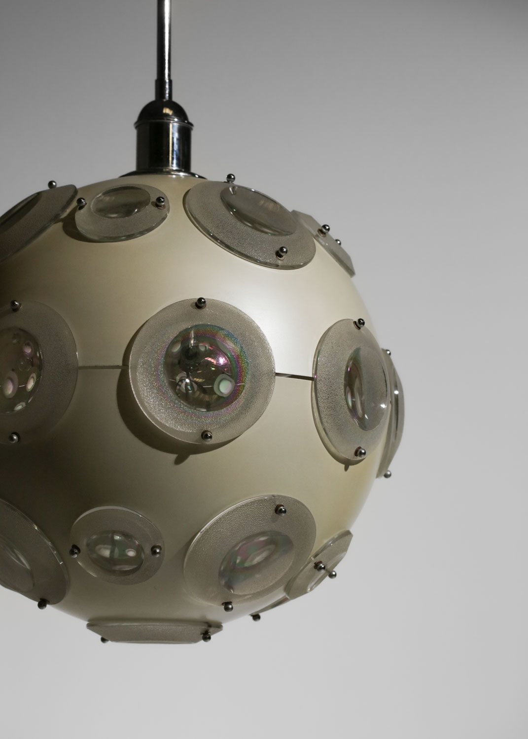 Rare suspension attribuée à Oscar Torlasco années 70 - G517