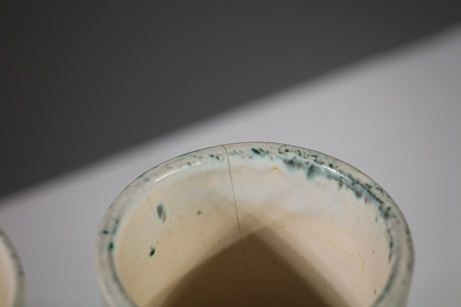 Set pichet et verres en céramique bleue par Jacques Blin années 60 - G646