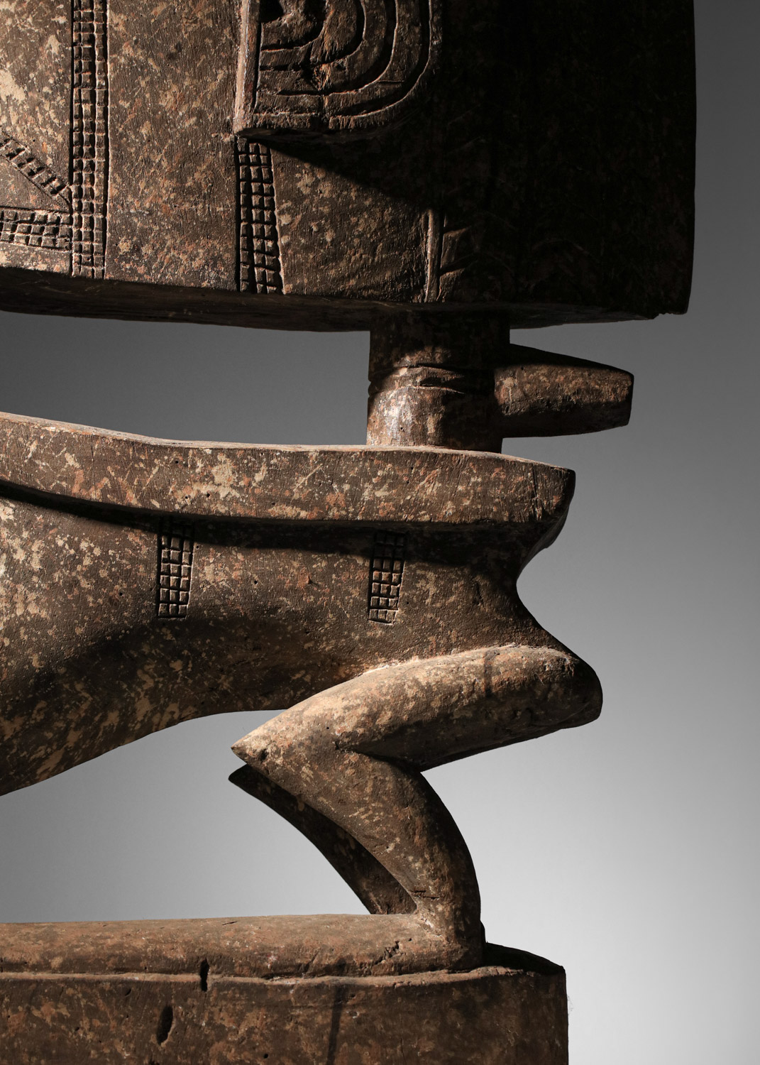 Statue africaine tribal art primitif art bois - H608
