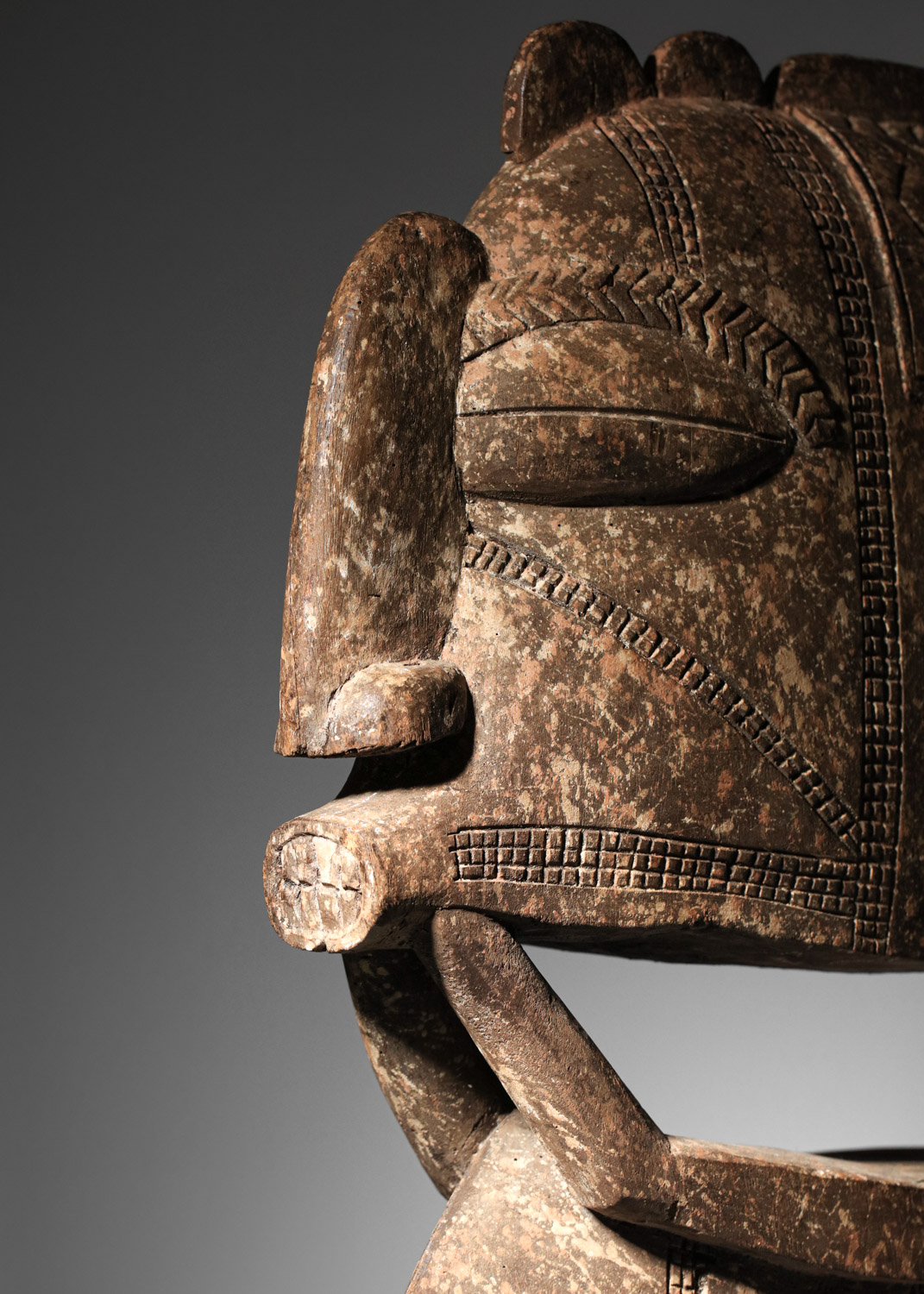 Statue africaine tribal art primitif art bois - H608