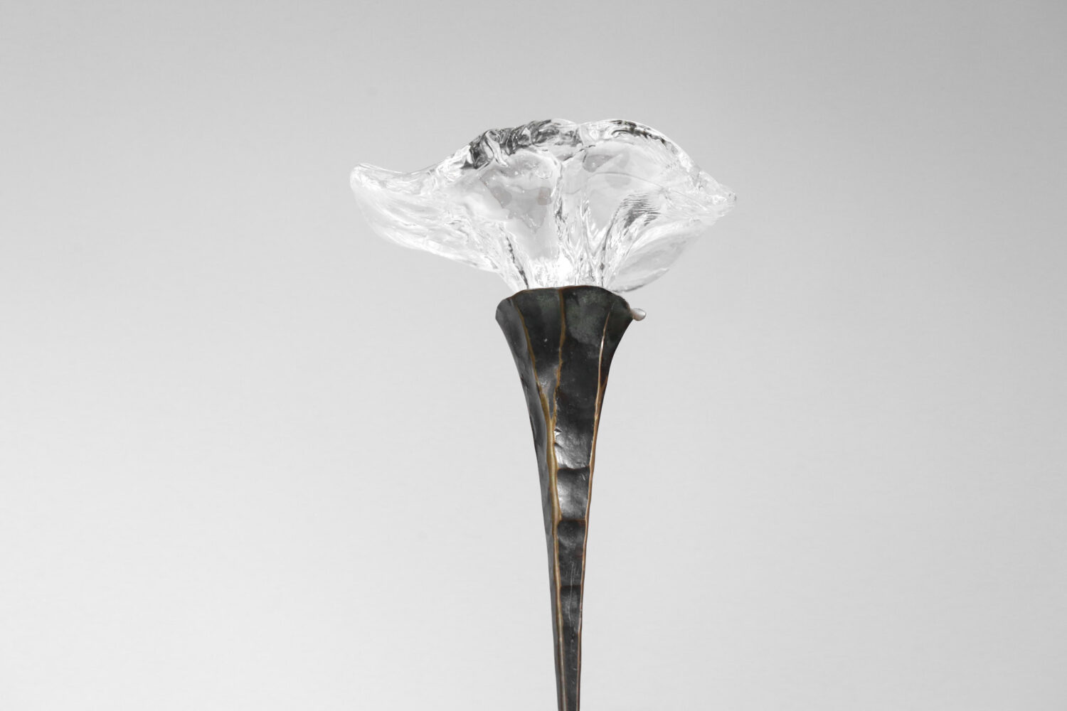 bougeoire par Lothar Klute design allemand en bronze 5