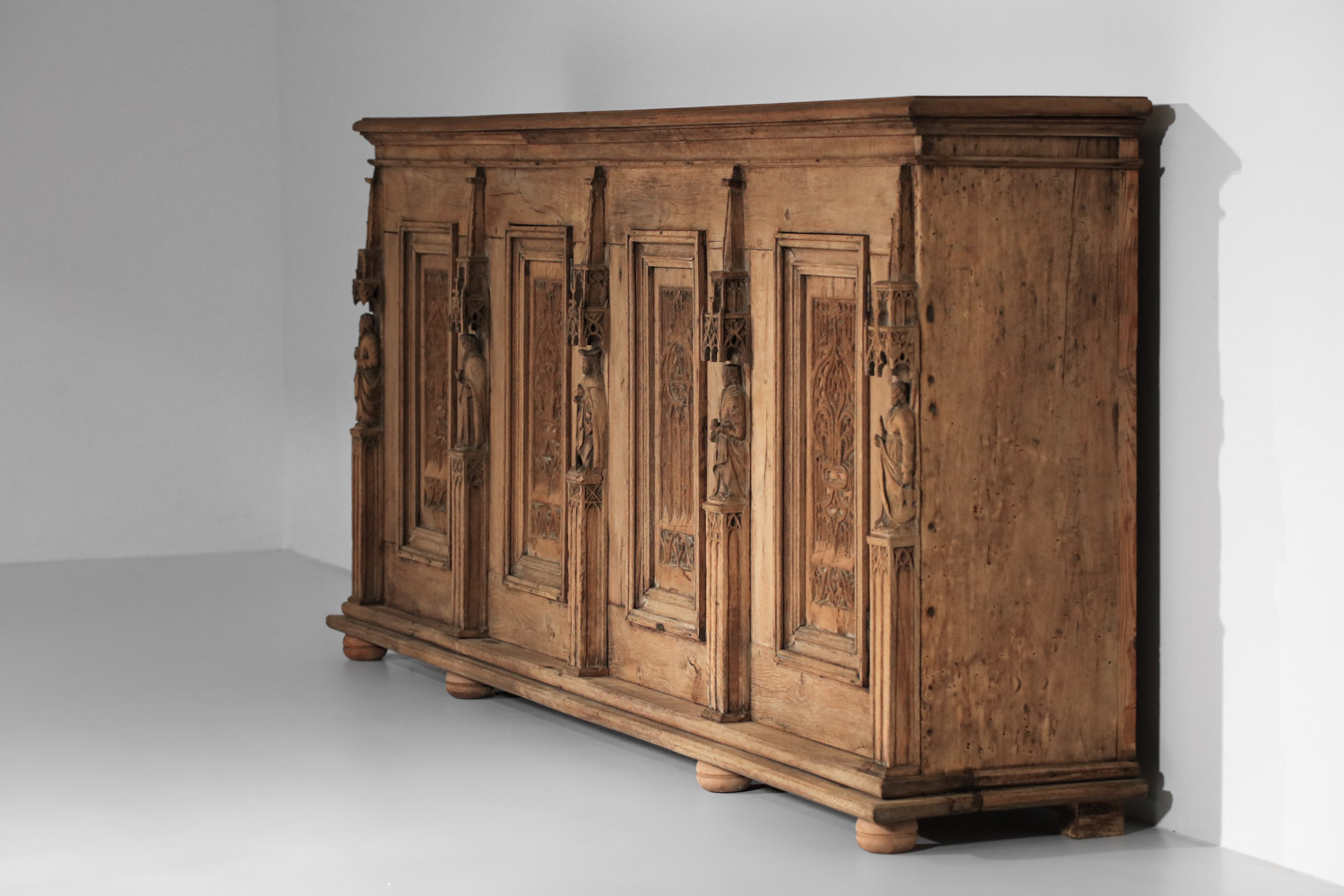 buffet enfilade gothique des années 1910 1920 église pièce unique - H262