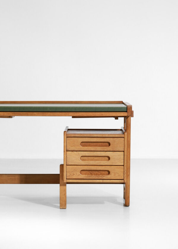 bureau guillerme et chambron francais années 60 chene 5