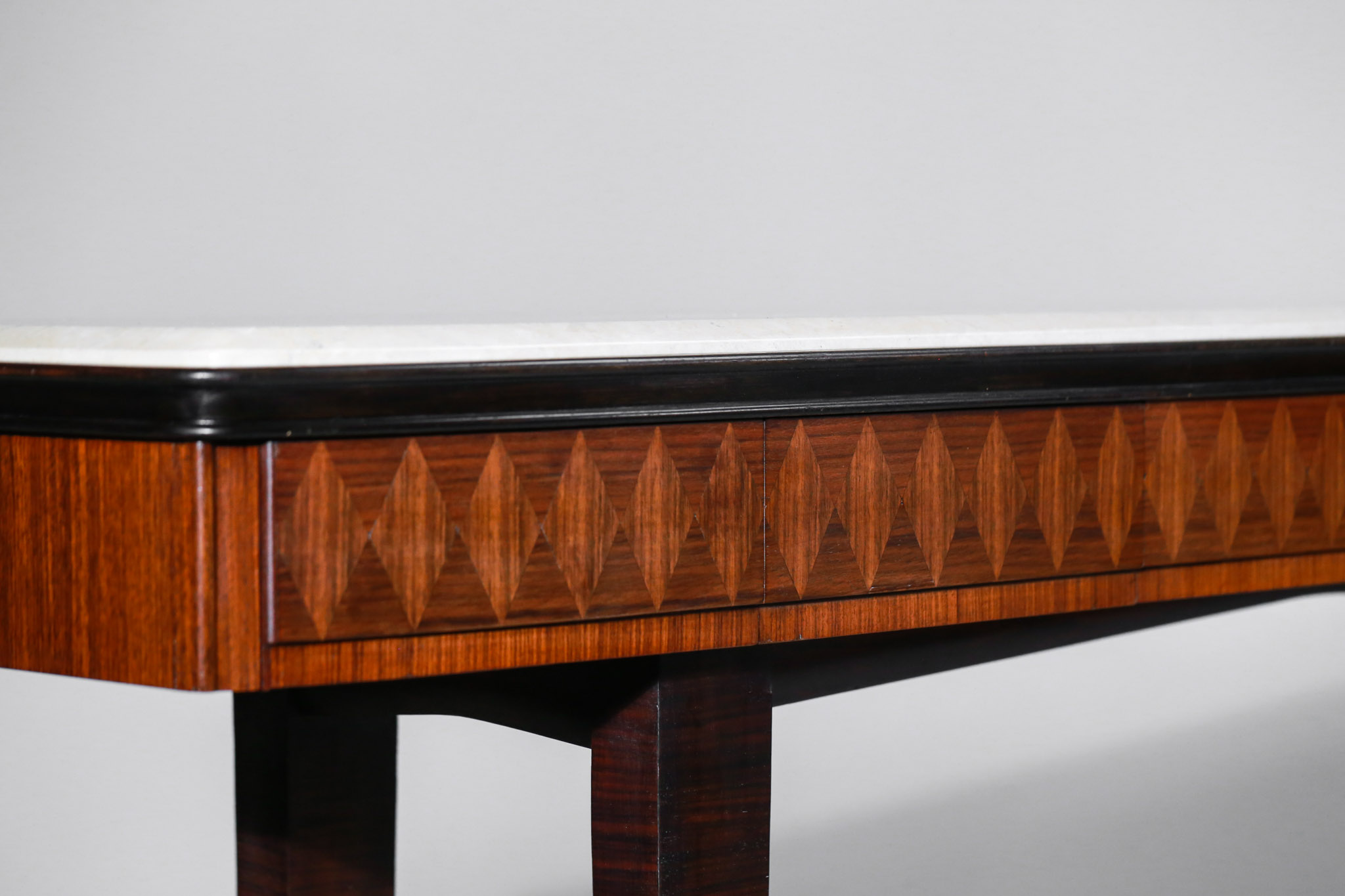 Italian Console Table from the 1950s by Designer Paolo Buffa 1950 Travertine - Image 8
