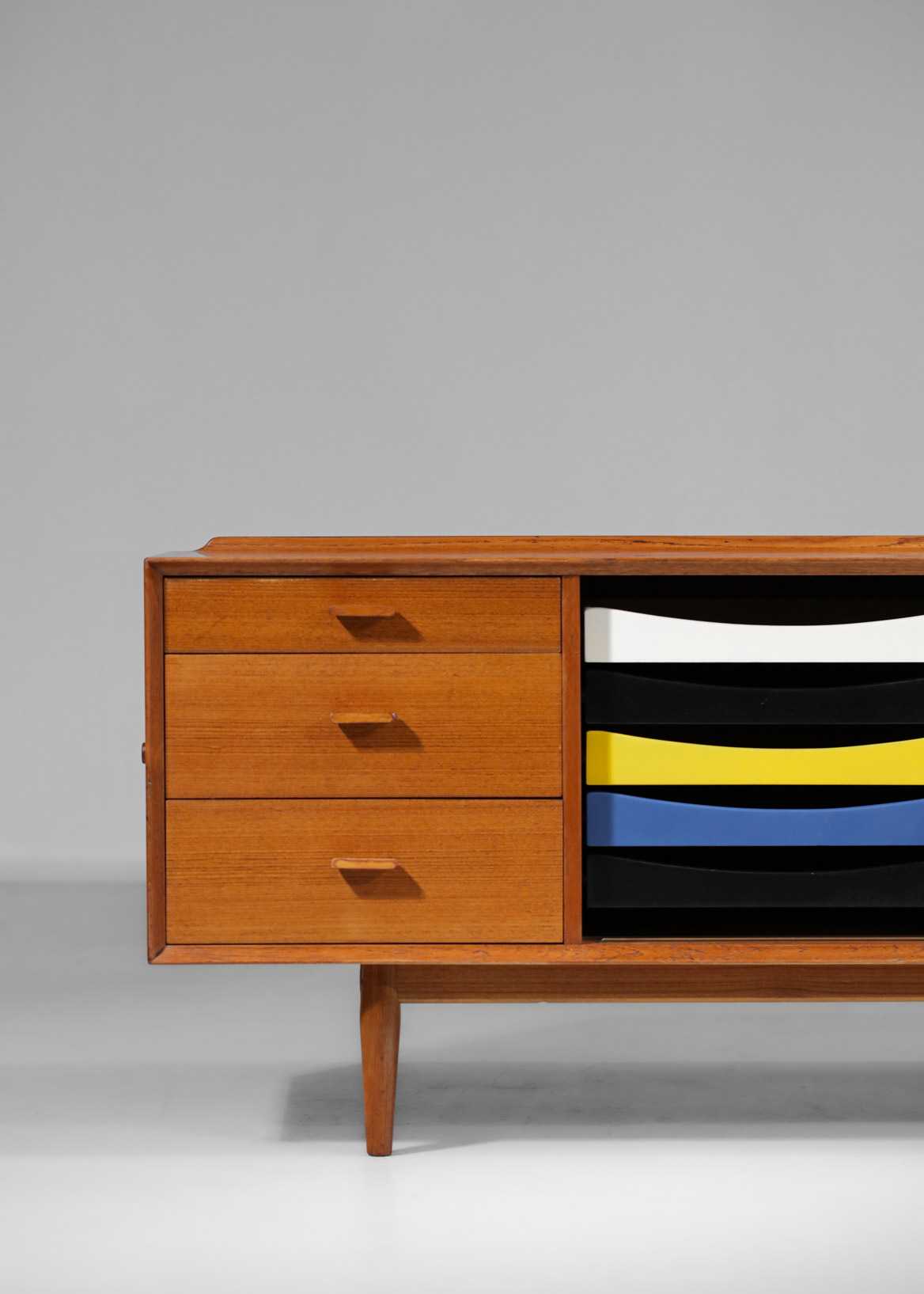 enfilade scandinave arne vodder en teck années 60 sibast danois E5120