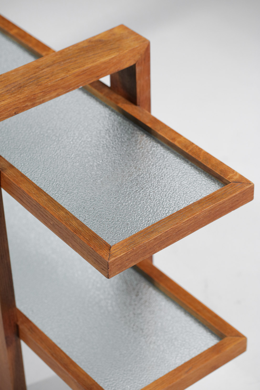 shelf rené gabriel french reconstruction modernist sofa end E322 - Image 10