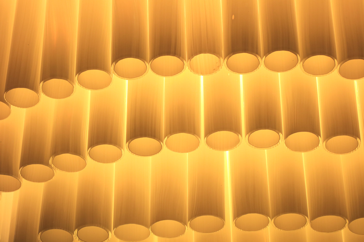 large chandelier murano glass 120 white cylinders 70's - E009 - Image 7
