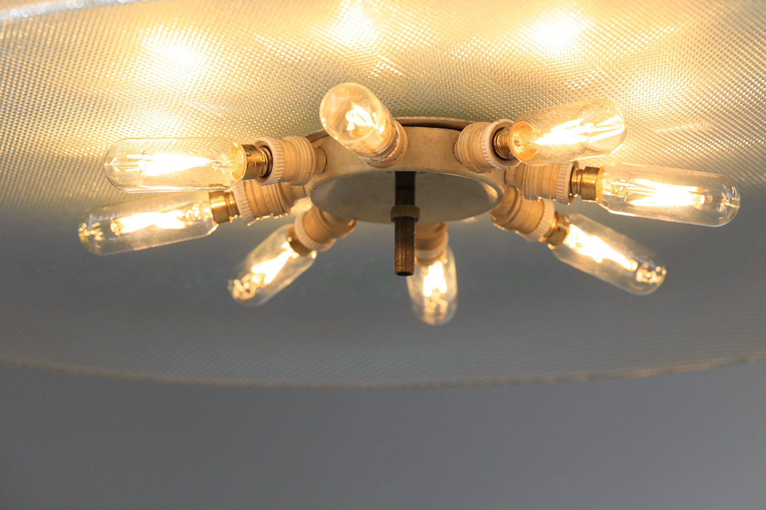 grand lustre suspension max ingrand pour fontana arte années 60 H362