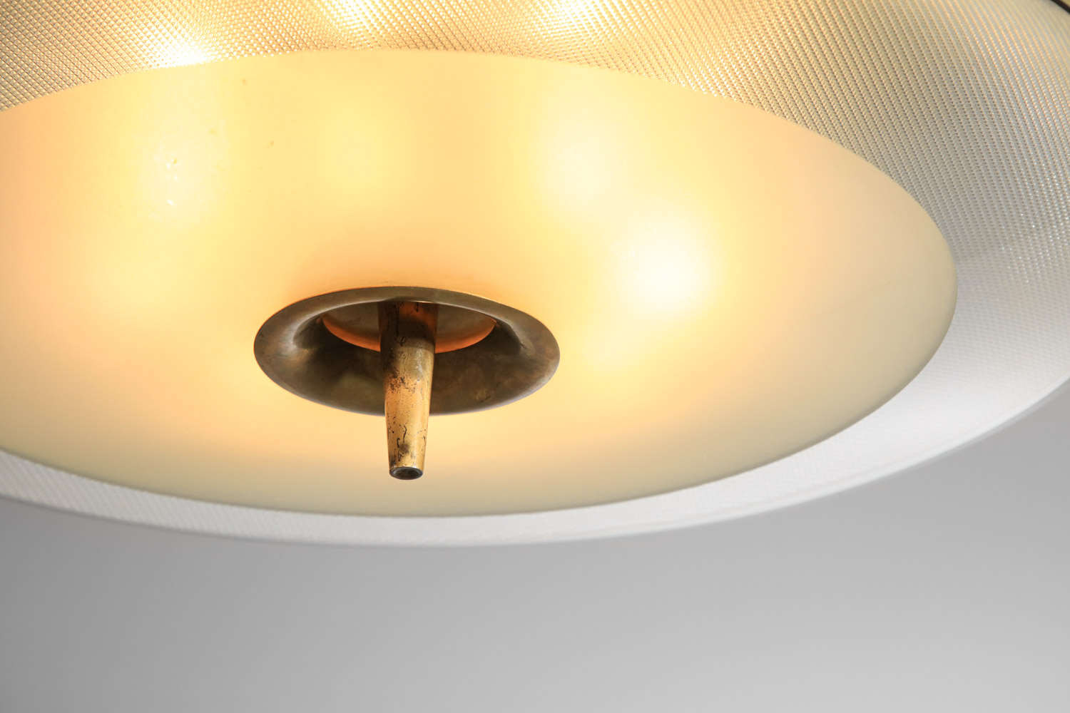 grand lustre suspension max ingrand pour fontana arte années 60 H362