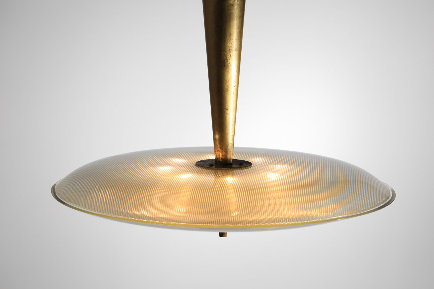 grand lustre suspension max ingrand pour fontana arte années 60 H362