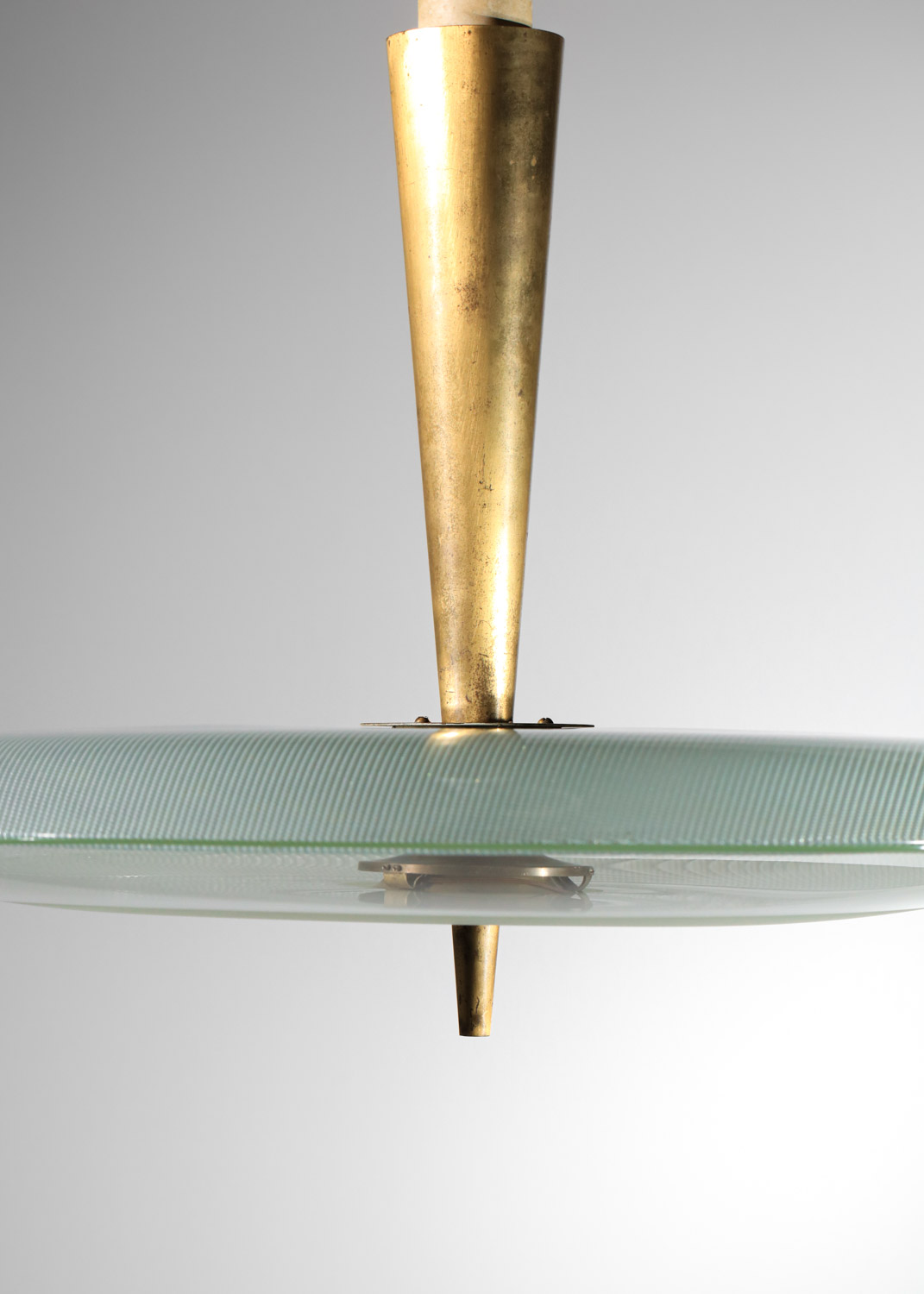 grand lustre suspension max ingrand pour fontana arte années 60 H362