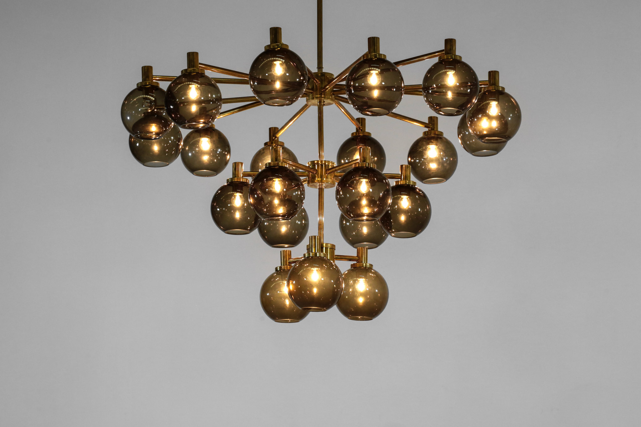 grand lustre vintage style hans agne Jakobsson vintage années 50