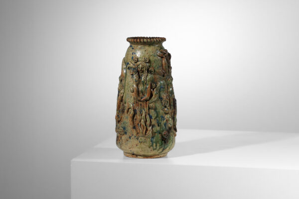 grand vase en céramique d' André Rozay piéce unique la Borne - I547