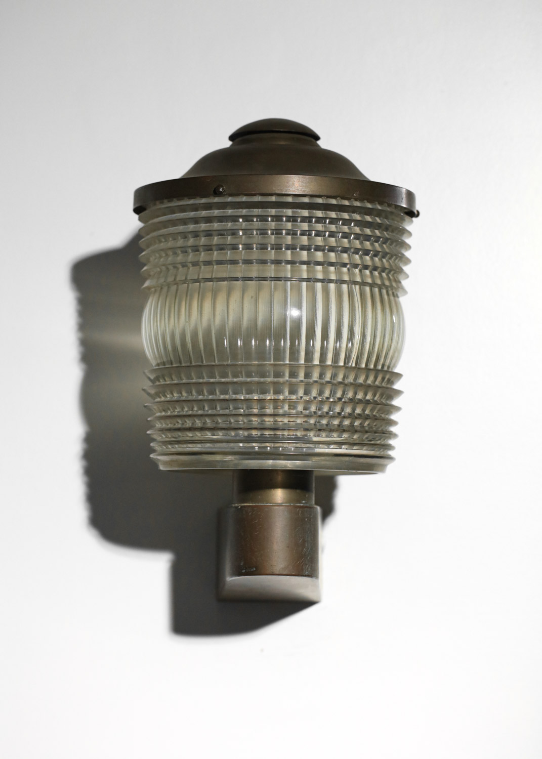 grande paire d'appliques Perzel des années 30 art déco bronze - G427