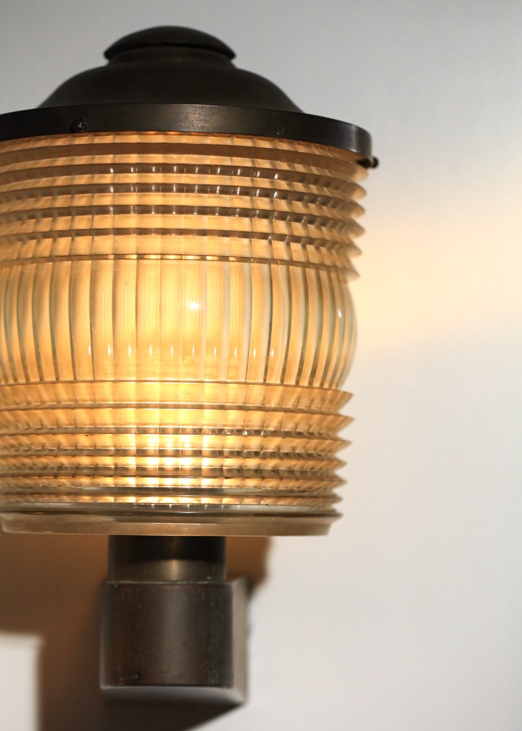 grande paire d'appliques Perzel des années 30 art déco bronze - G427