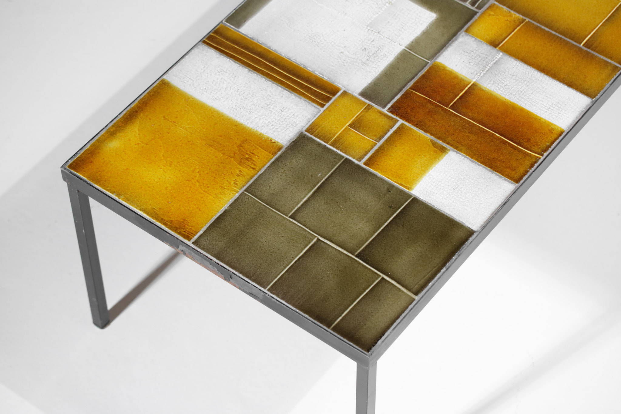 grande table basse roger capron années 60 ceramique E52612