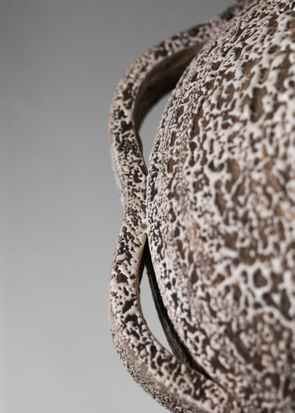 lampe de table en céramique années 40 style jean besnard - G572