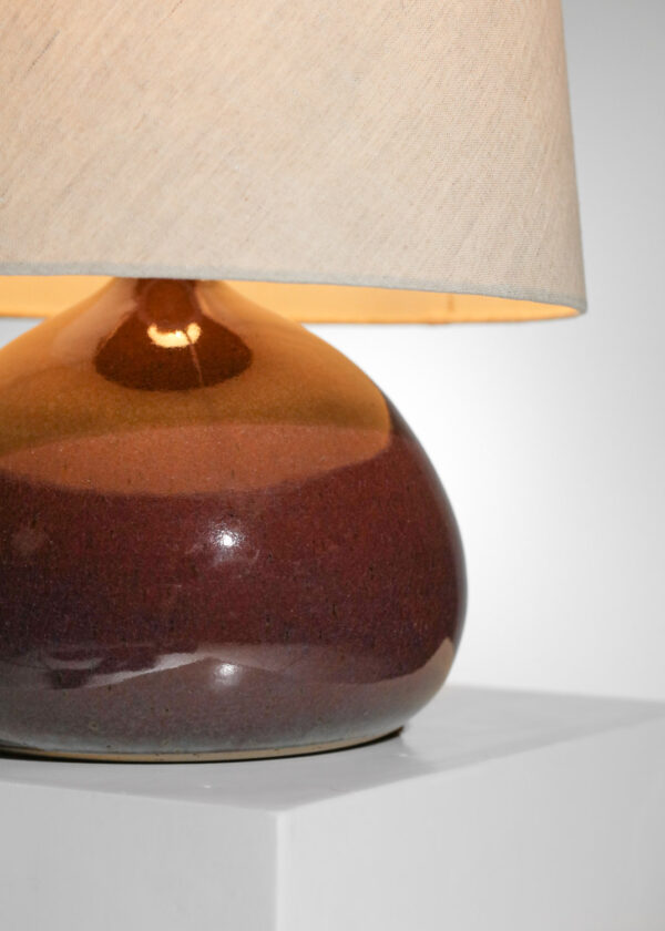 lampe de table en ceramique non identifié style ruelland - G870