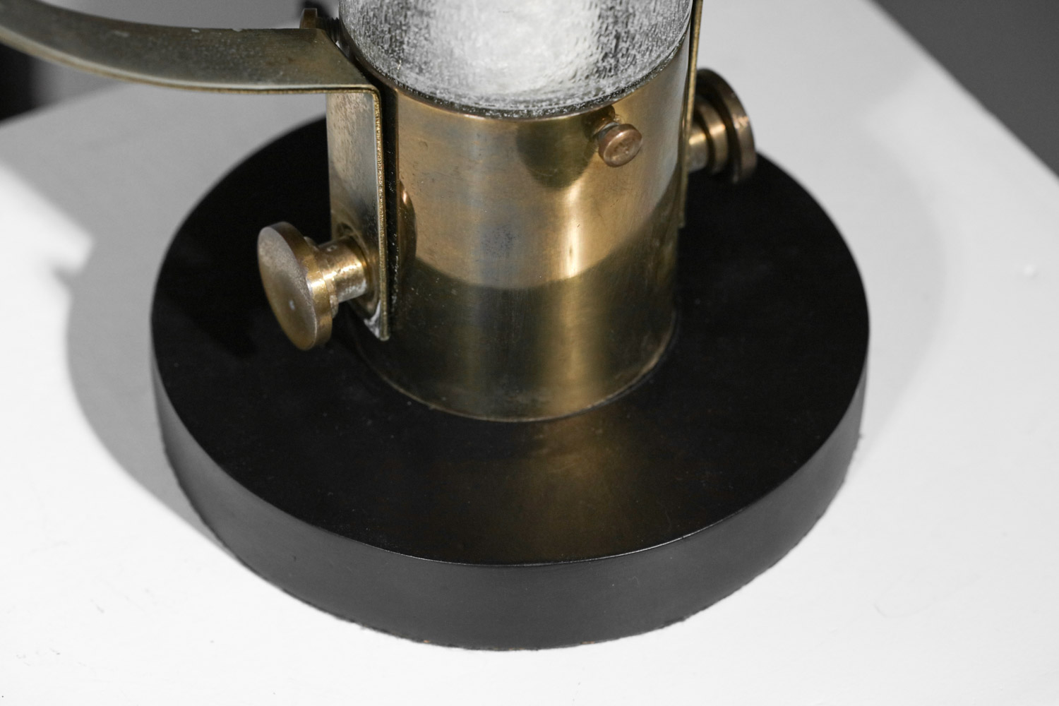 lampe de table italienne carlo nason années 60 en verre -G844