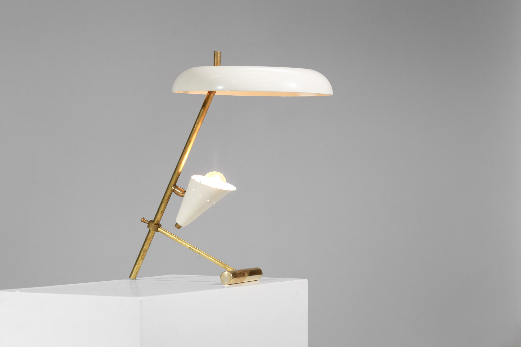 Lampe de bureau Italienne moderne beige style Phillips "Dina" - ML123 – Image 5