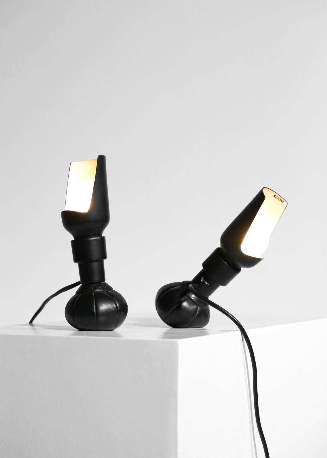 lot de 4 lampes à poser Gino Sarfatti Arteluce modèle 600p - G616