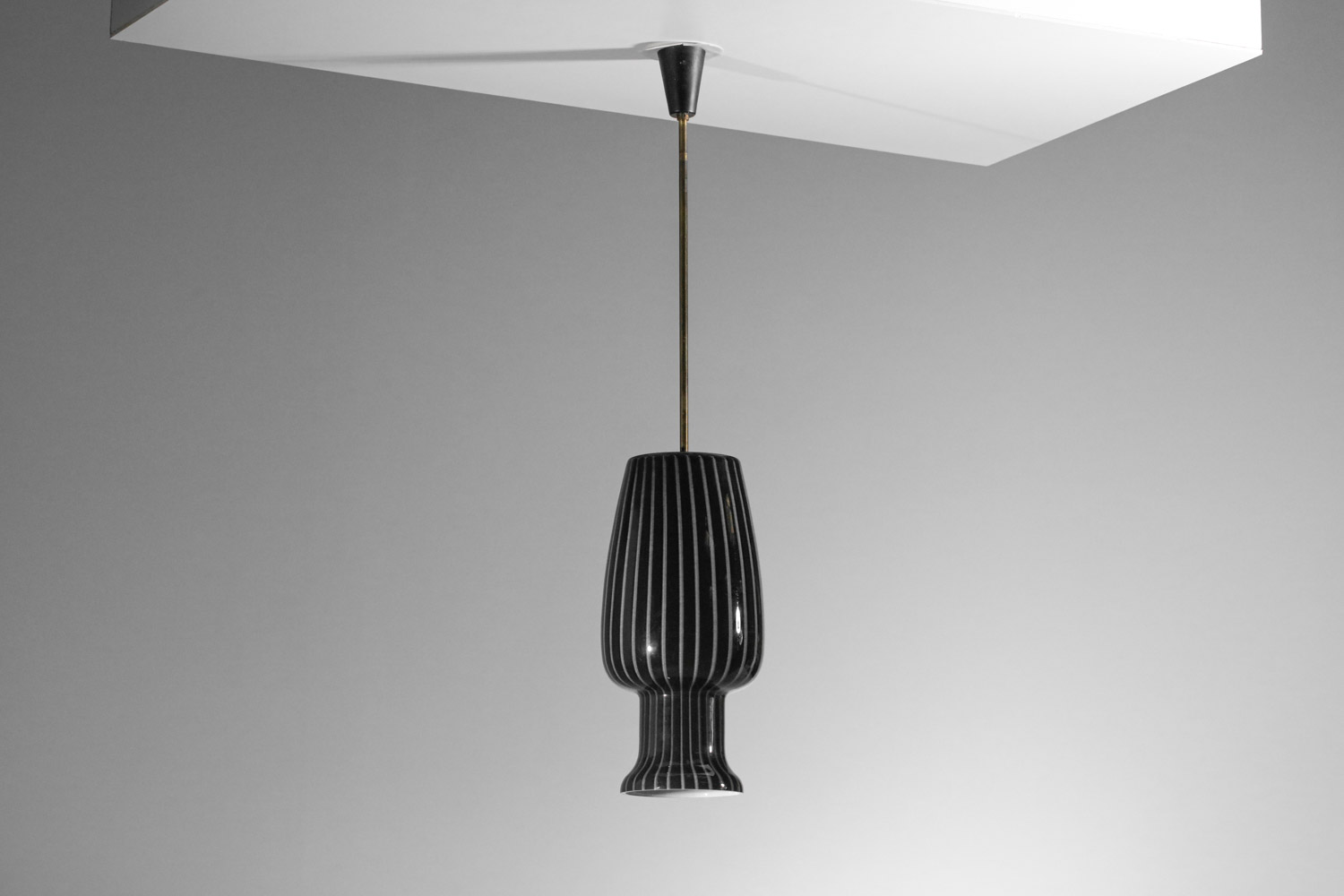 lustre italien en verre de murano attr massimo vignelli pour venini années 60 - I327