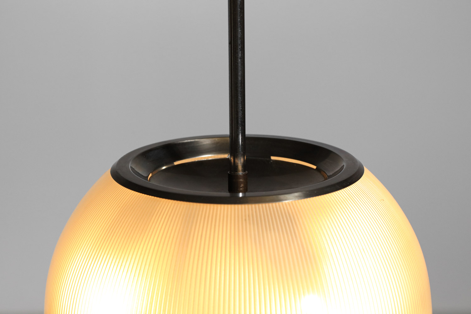 Italian sergio mazza holophane chandelier in glass from the 60s - H407