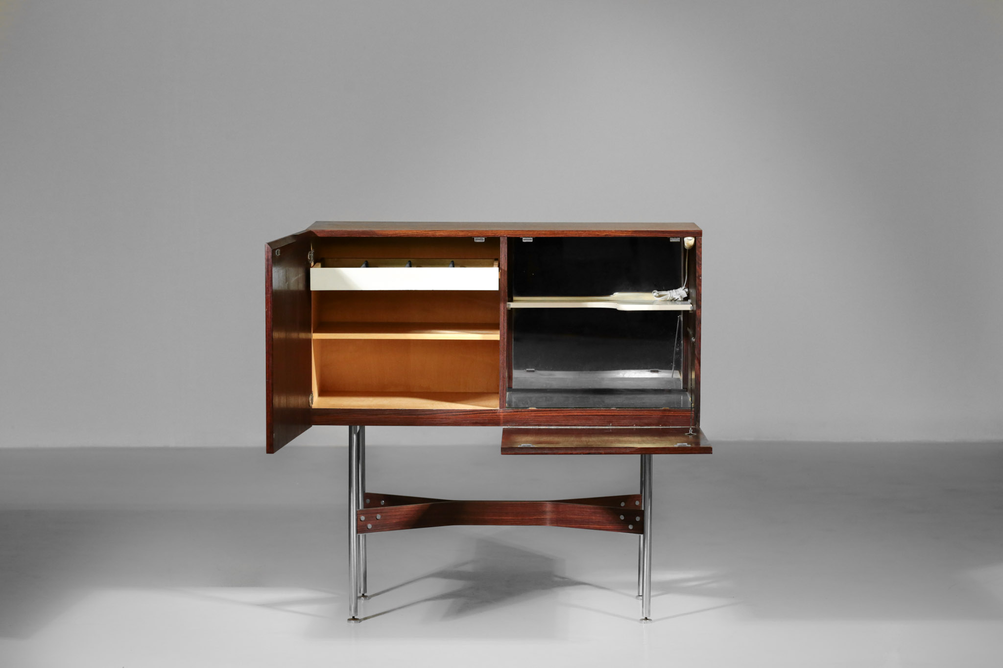 meuble haut enfilade commode Rudolf Glatzel pour Fristho 1960 vintage - D299 – Image 8