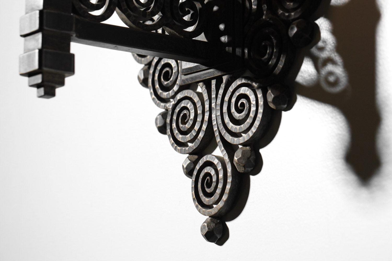 paire d'appliques Edgar Brandt années 30 art déco - H669