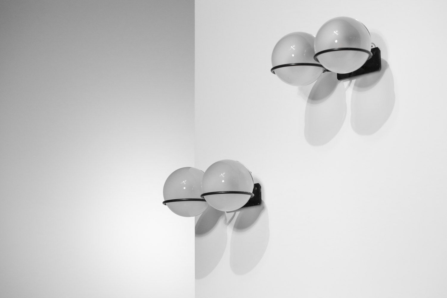 paire d_appliques Gino Sarfatti pour Arteluce italienne années 50 - G719