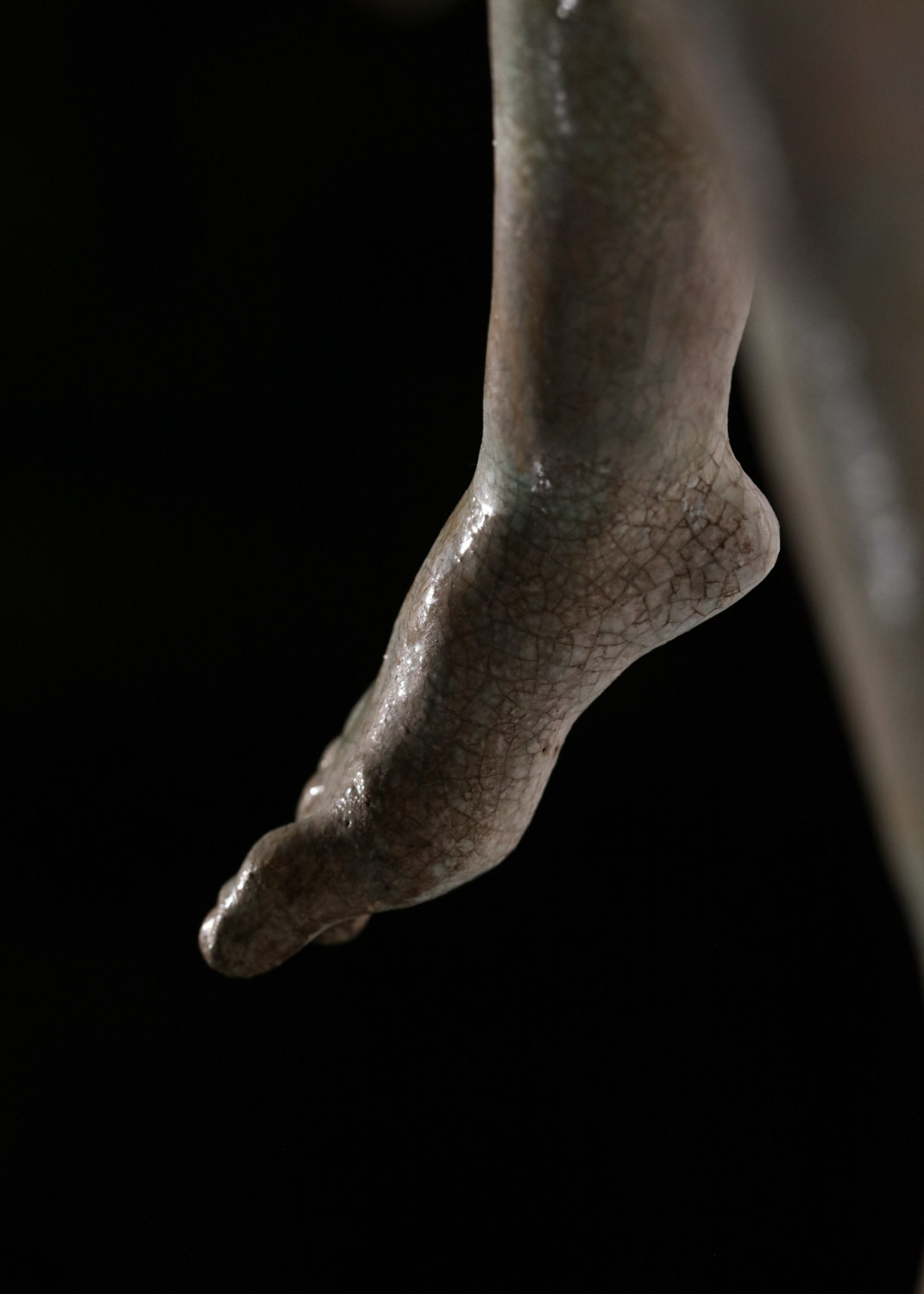 paire d appliques italiennes en céramique adam et eve sculpture - H146 - H147