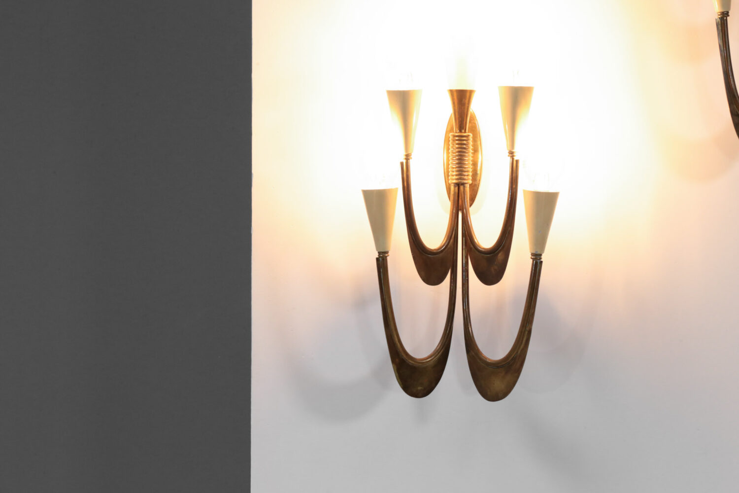 paire d'applique italienne gio ponti style vintage design années 60