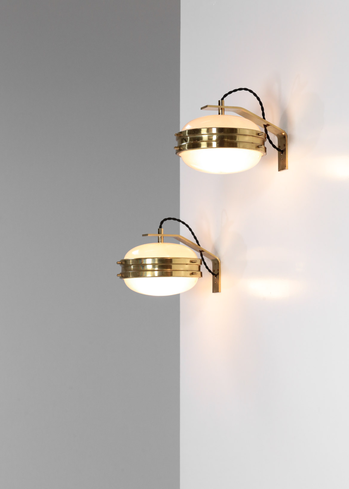 Set of 4 sergio mazza wall lights, Italian Design 1960s - Image 3