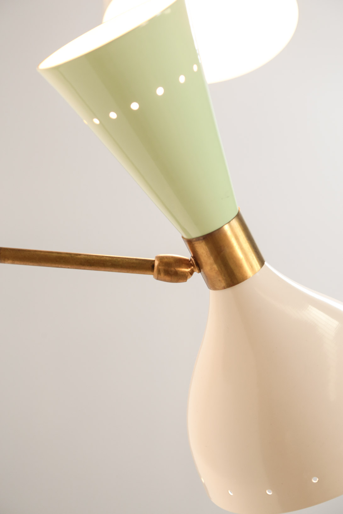 Pair of Italian Modern Diabolo Sconces Stilnovo Style, Wall Light "Sablier" - ML103 - Image 10