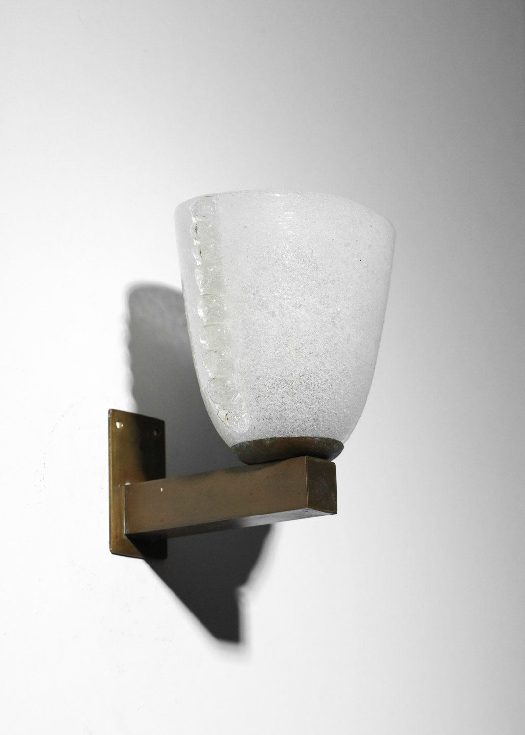 petite applique italienne années 30 en verre de murano - I580