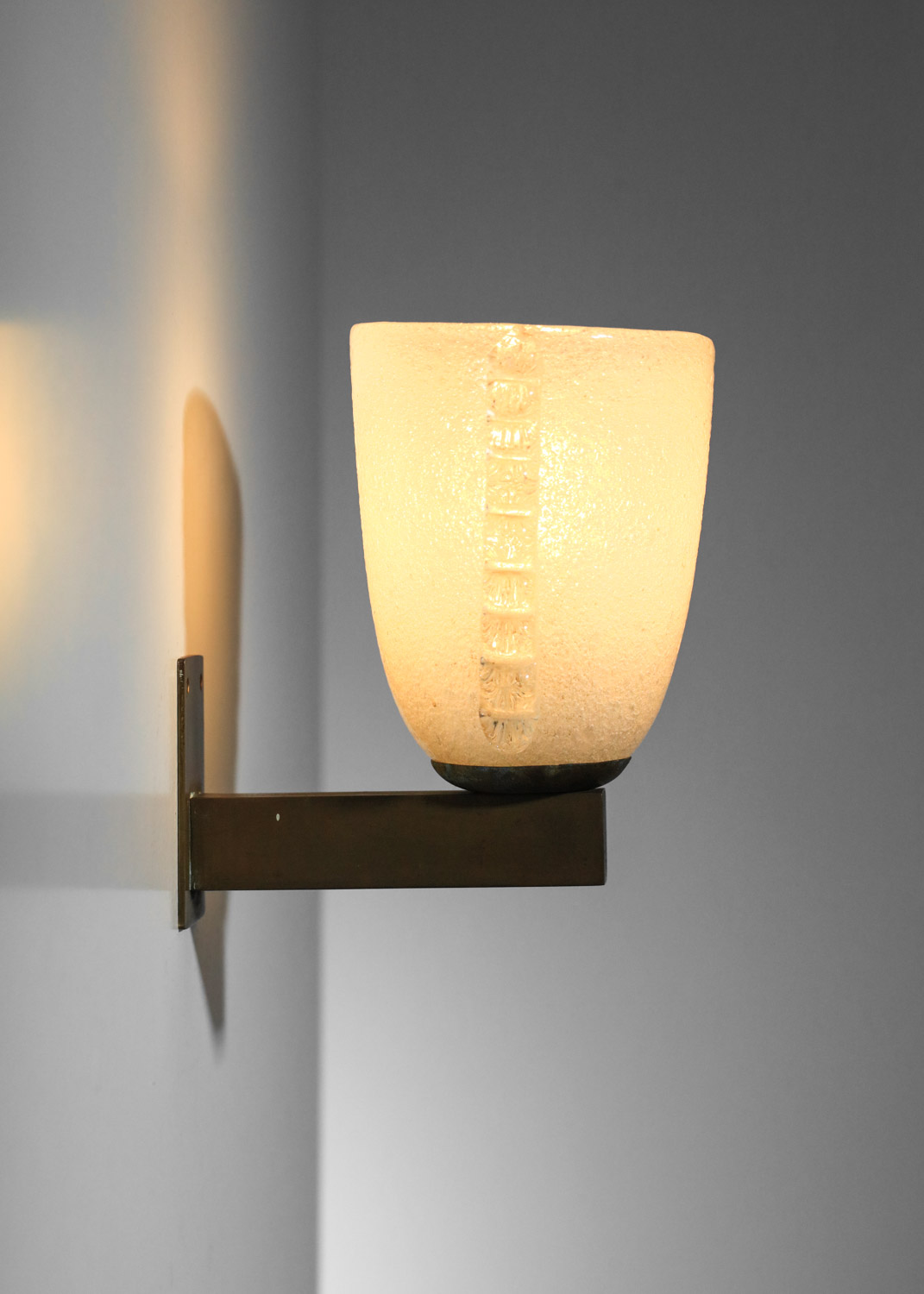 petite applique italienne années 30 en verre de murano - I580
