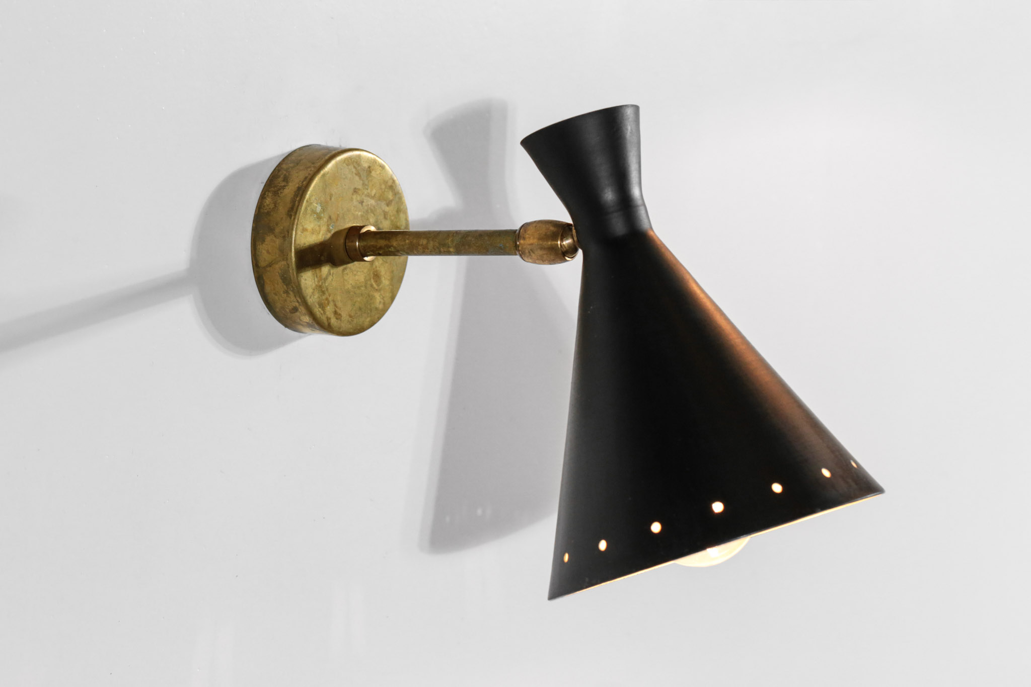 Modern Italian wall lights cocotte black Stilnovo style "Téa" - ML102 - Image 6