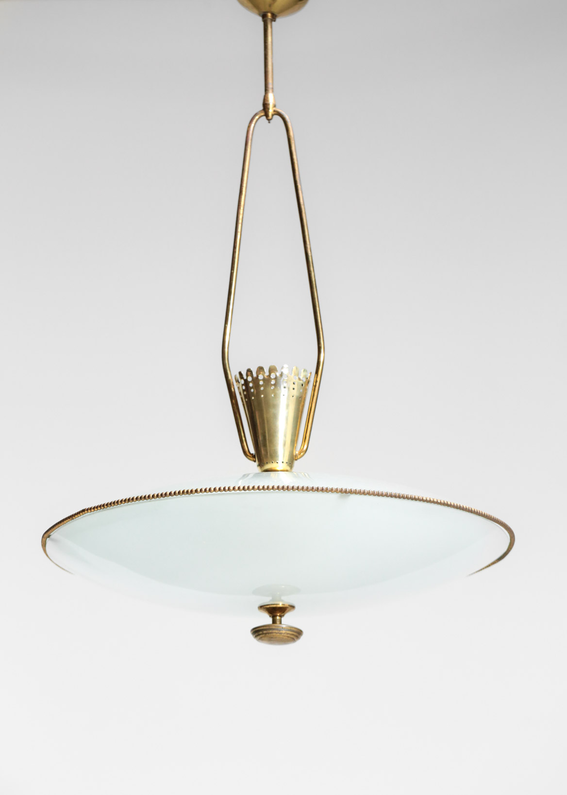 pietro chiesa lustre suspension verre fontana arte italienne vintage 17