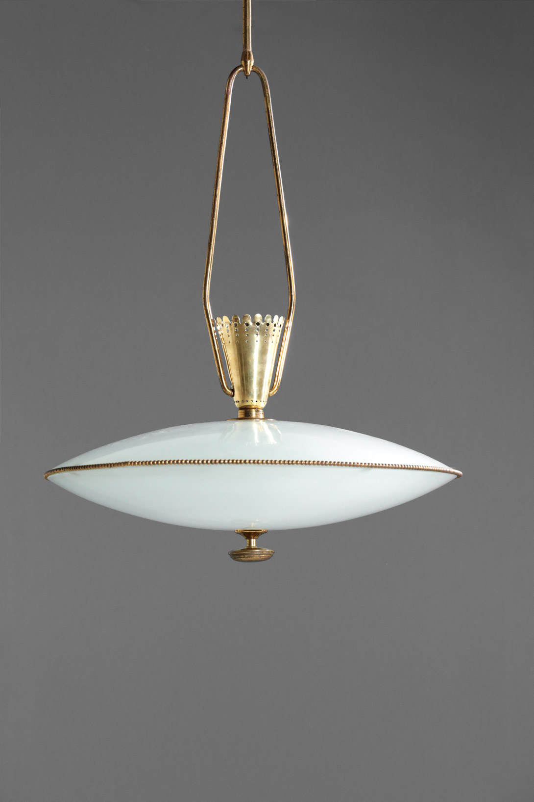 pietro chiesa lustre suspension verre fontana arte italienne vintage 17