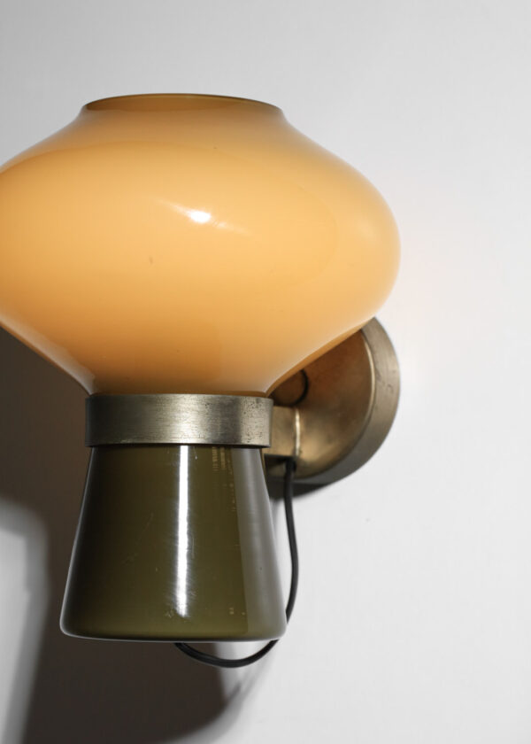 rare italian wall lamp by massimo vignelli for venini 1954 Model 4040