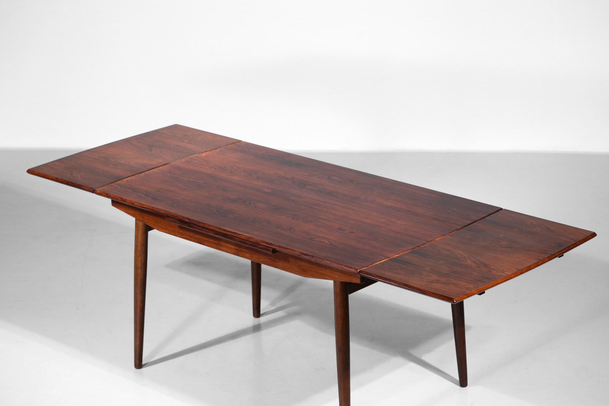table à manger scandinave en palissandre de rio danoise – Image 8