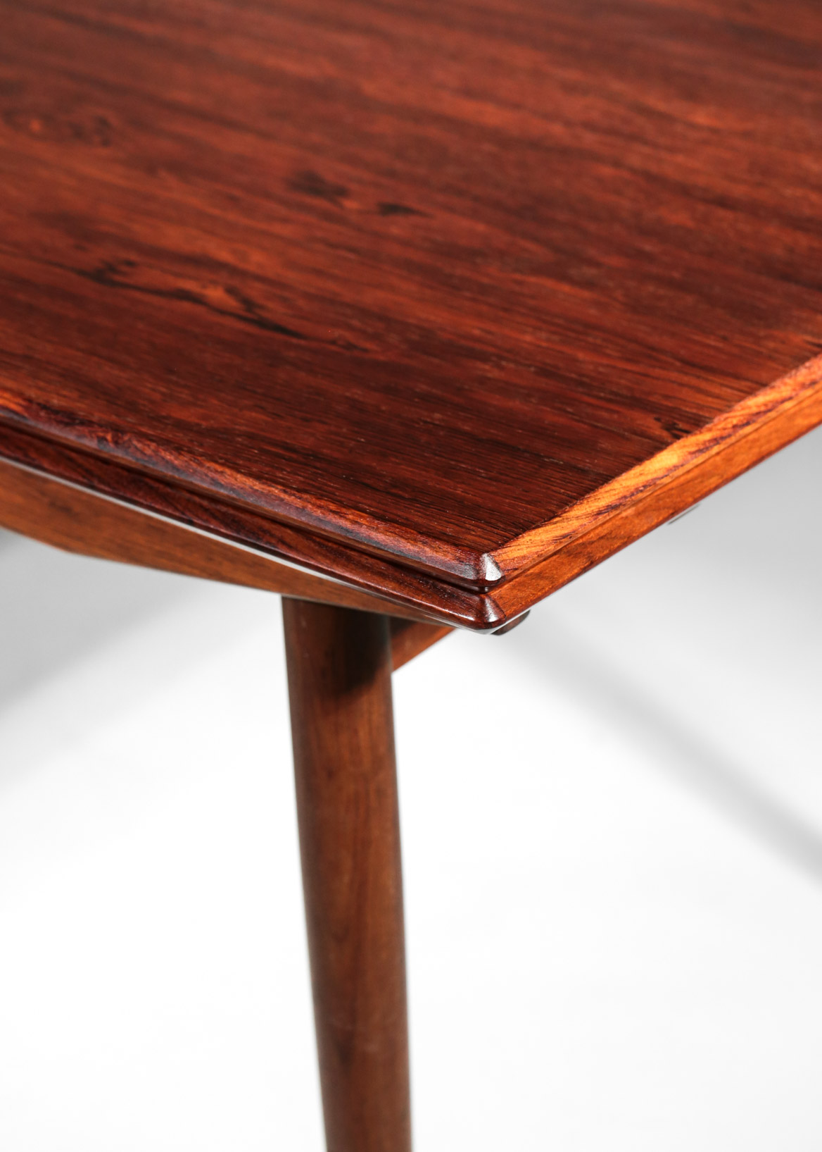table à manger danoise scandinave en palissandre de rio 4